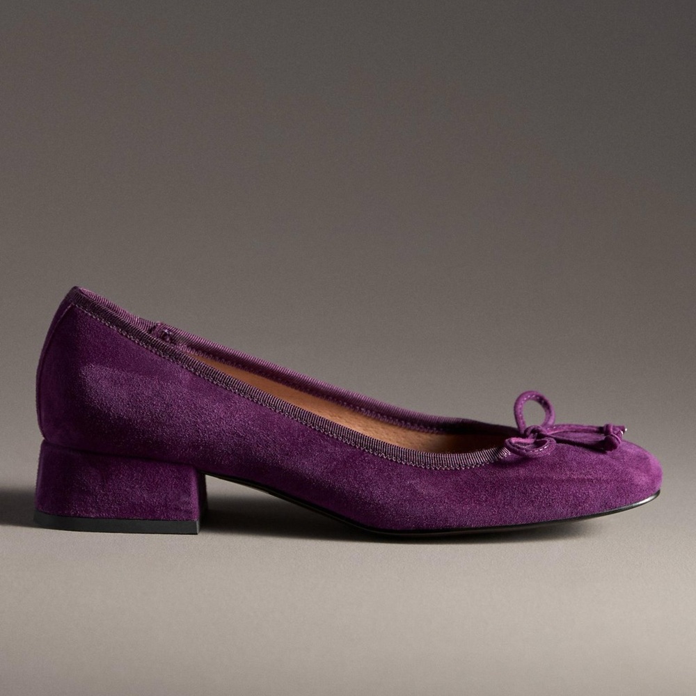 NWOT Bibi Lou Heeled Ballet Pumps (Size 5-5.5)